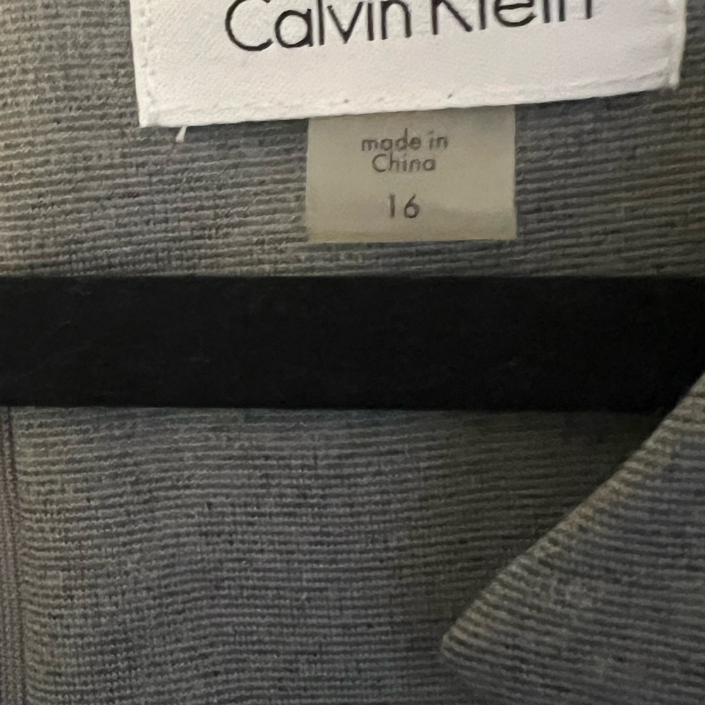 Calvin Klein Grey Dress - 16 - Picture 3 of 3